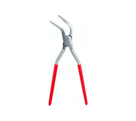 Кровельные изогнутые клещи STUBAI NIROLOOK 45 градусов, длина 250 мм, ширина губок 60 мм 282151NR 