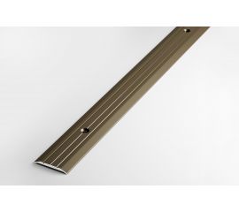 Порог прямой алюминиевый ЛУКА (37 мм, 0,9 м, анодированный, Бронза) 00000002268 