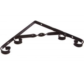 Декоративный кронштейн СИБРТЕХ 200х200 мм коричневый 94055 