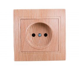 Розетка TDM 2П 10А 250В "ЭКО" сосна "Таймыр" SQ1814-0211 