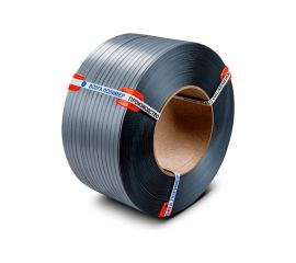 Полипропиленовая лента ВОЛГА ПОЛИМЕР 19x10, серая, 1000 м 19-10-1000-117-00 