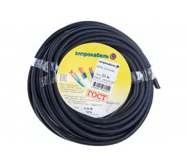 Гибкий круглый кабель ЭлПроКабель КГтп 2x2,5 ГОСТ 20 м 4630017936014 