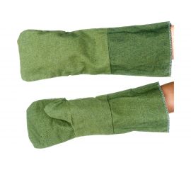 Брезентовые рукавицы TDM Искра, длинный раструб, двойной наладонник, 420 г/м SQ1016-0513 