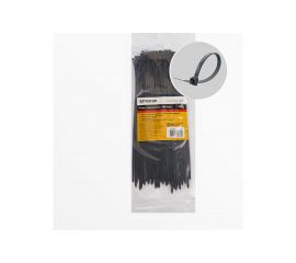 Хомут STEKKER NYCT36-200 нейлоновый 3.6x200 мм d пучка max 50 мм нагрузка 18 кг черный 32778 