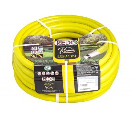 Поливочный армированный шланг REDO Premium Lemon пятислойный, 3/4"", 25 м 603425 
