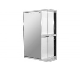 Навесной шкаф Mixline Стандарт-50 левый, без подсветки, ПВХ 525513 