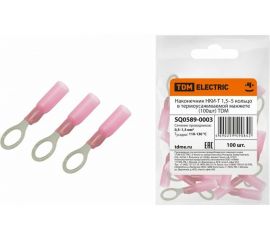 Наконечник TDM НКИ-Т 1,5–5 кольцо в термоусаживаемой манжете 100шт SQ0589-0003 