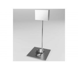 Напольный унитаз Доминант "Чаша Генуя" с бочком(AISI 304) ООО D-A4/02 