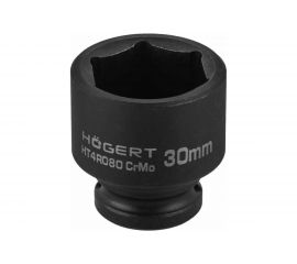 Головка торцевая ударная шестигранная 30 мм, 1/2"", DIN 3121, CrMo HOEGERT TECHNIK HT4R080 