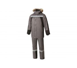 Утепленный костюм СОЮЗСПЕЦОДЕЖДА Ямал, темно-серый/черный, р. 48-50, рост 170-176 2000000009766 