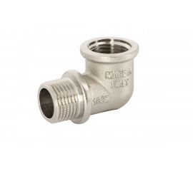 Угол Uni-Fitt НВ 1/2 с упором никелированный 612N2200:227 