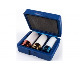 Набор ударных глубоких торцевых головок 1/2, Cr-Mo, 3шт, кейс КОБАЛЬТ 010301-03 