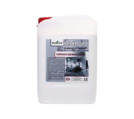 Грунтовка глубокого проникновения ECOLUX 5 л 4607133681746 