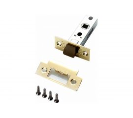 Межкомнатная защелка РЕНЦ с полиамидным язычком, бронза античная INL 5-45 plastic АВ 