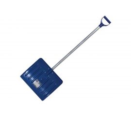 Лопата для уборки снега Профи (поликарбонатная, алюминиевый черенок, средняя 460х420х1350 мм) FIT РОС 68118 