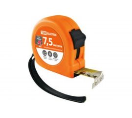 Рулетка длина 7.5 м, стальная лента, ширина 25 мм, прорезиненное покрытие, магнит TDM ""Рубин"" SQ1018-0107 