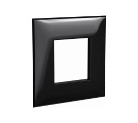 Рамка DKC ARTLEBEDEV Avanti, Черный квадрат, 2 модуля 4402902 