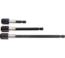 Набор адаптеров для бит с фиксатором (3 шт; 60, 100, 150 мм) TUNDRA 4617852 