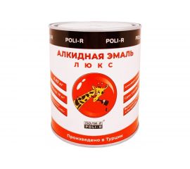 Эмаль люкс (белая; глянцевая; 0.85 кг) Poli-R 16386 