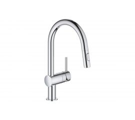 Смеситель для мойки Grohe Minta однорычажный, с выдвижным изливом 32321002 