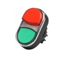 Головка для кнопки Emas сдвоенной красно-зеленой выступающей BDK21KY 
