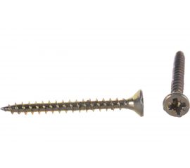 Саморез Стройметиз 3,5х35 универсальный, желтый цинк уп. 200 шт. 2140464 