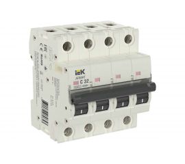 Автоматический выключатель IEK ARMAT M06N 4P C 32А AR-M06N-4-C032 