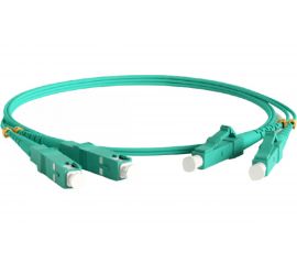 Волоконно-оптический шнур Hyperline FC-D2-503-LC/PR-SC/PR-H-5M-LSZH-AQ патч-корд MM 50/1 34485 