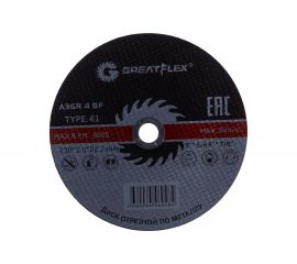 Отрезной круг Greatflex по металлу T41-230 50-41-009 