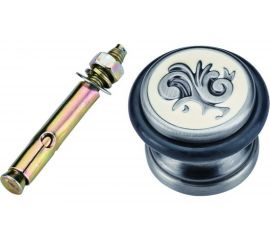 Дверной ограничитель GENESIS G017 BL.SILVER 940000001480 