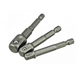 Наборы адаптеров 1/4""х65мм, 3/8""х65мм, 1/2""х72мм Sturm 1041-04-S3AD 