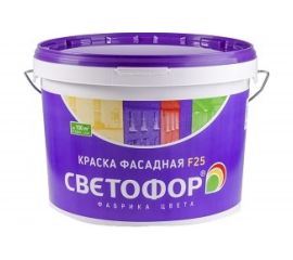 Краска Светофор F25Z фасадная зимняя до -10С, База А, 3 кг ТД000002984 