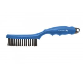 Проволочная щетка Hogert Technik четырехрядная, стальная проволока HT3B621 