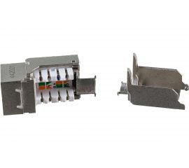 Вставка Hyperline KJ9-8P8C-C6-90-SH-F Keystone Jack RJ-45 8P8C, категория 6, экранированная 432597 