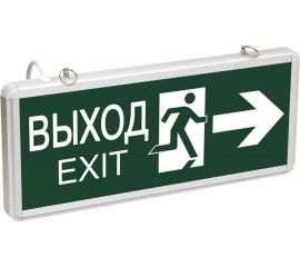 Аварийный светодиодный светильник IEK ССА, 1003, ""ВЫХОД-EXIT"", двусторонний, 3Вт, ИЭК LSSA0-1003-003-K03 
