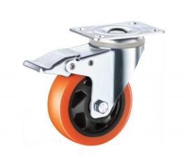 Колесо промышленное поворотное с тормозом SCBM 55 (125 мм; 150 кг) А5 1005478 