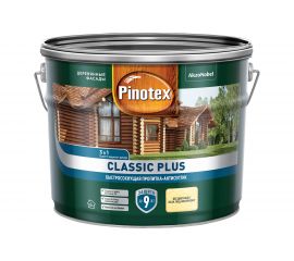 Быстросохнущая пропитка-антисептик PINOTEX CLASSIC PLUS 3в1 база под колеровку, 9 л 5479039 