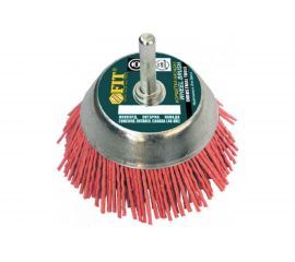 Корщетка-чашка (75 мм; нейлон) для дрелей FIT IT 38627 
