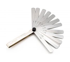 Щупы измерительные TOPAUTO набор №2/75мм/17листов 0.02-0.5мм ИЩ275 