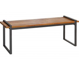 Уличная скамья GreenWeen FJORD черная GW-FJORD-B-W 