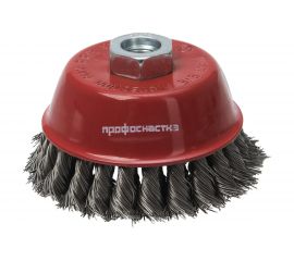 Щетка чашечная (80 мм; М14х2; нержавеющая жгутовая проволока 0.5 мм) Профоснастка 20802004 