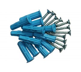 Шуруп ЕВРОПАРТНЕР Zn 4,5х40 в компл. с дюбелем MULTI 8x32 10шт. MP 405 17 