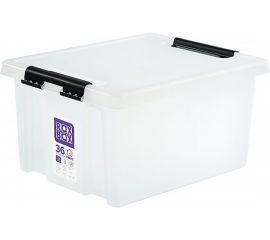 Контейнер с крышкой и клипсами Rox Box 36, серия HOME, прозрачный H36-00.07 