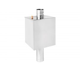 Бак на трубе 120 мм Везувий 55 л, прямоугольный, AISI 439 ВЗ12581 