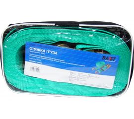 Стяжка для груза BASTCLUTCH 5 см, 12 м, 5-10 т, механизм 230 мм, сумка BC-623 