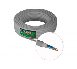 Кабель Voltex NYM-O 2х2.5 серый, 50м VX0214 