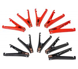 Зажимы крокодилы для пусковых проводов AIRLINE XL 10 шт. 600А, 17,5x9см SA600P10 