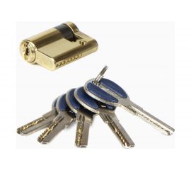 Цилиндровый механизм MSM перф. ключ-ключ, C 40 мм 30/10 PB 7614 