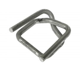 Пряжка Кордленд стальная, 13x26x3 мм, для ПП/ПЭТ ленты 12 мм, 1000 шт. PR-13 KREP-00191 