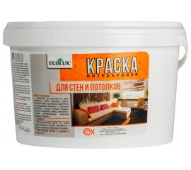Интерьерная краска для стен и потолков ECOLUX 3 кг 4607133681883 